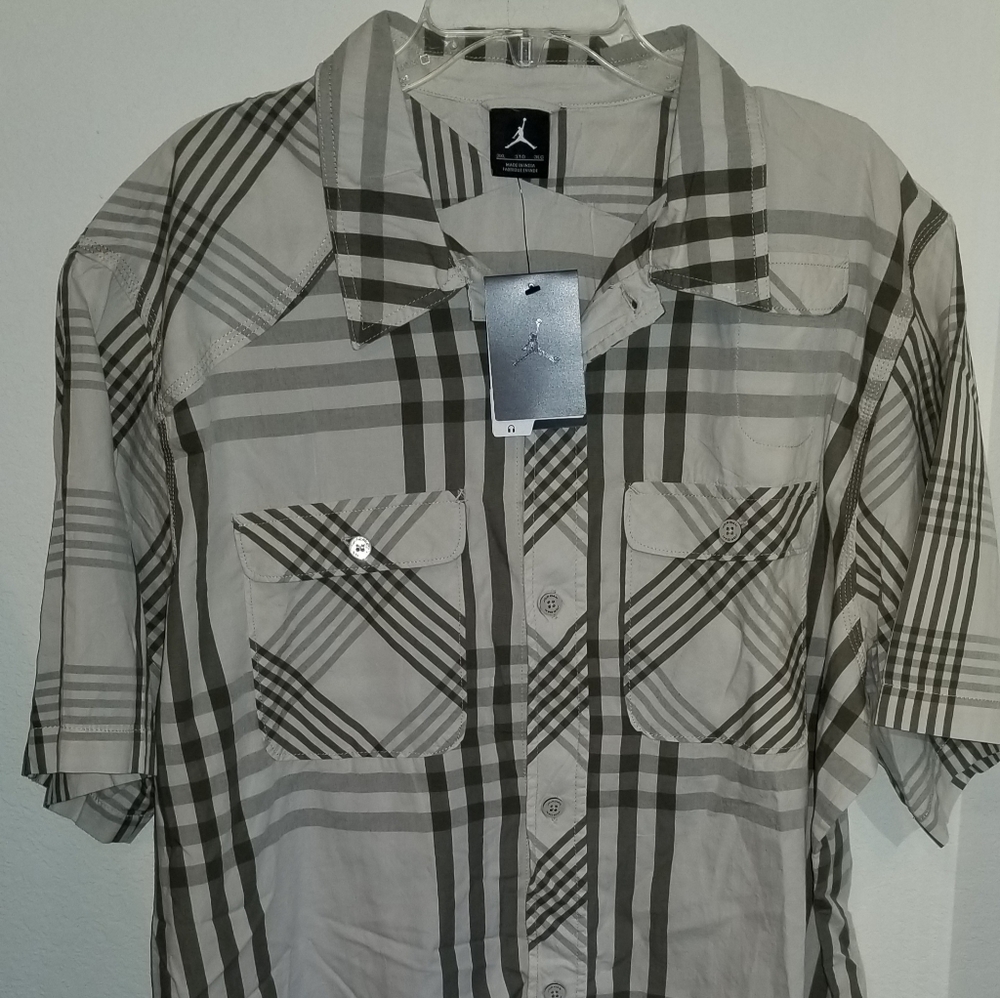 Jordan brand button down shirt